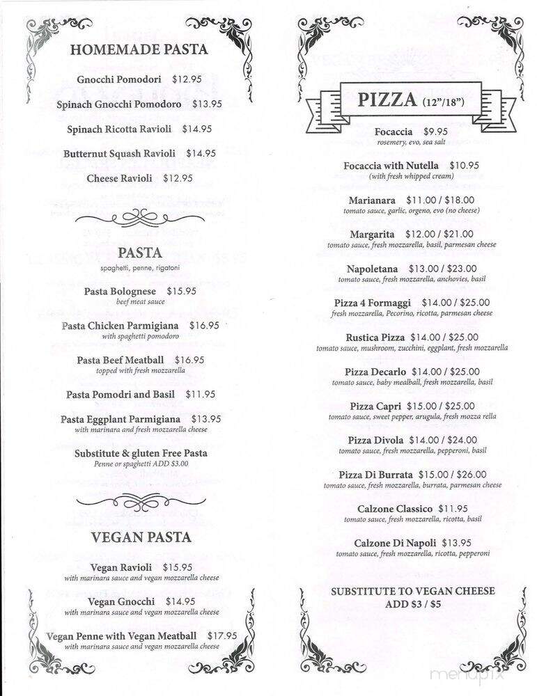 La Casa Del Panuozzo - Brooklyn, NY menu_pic