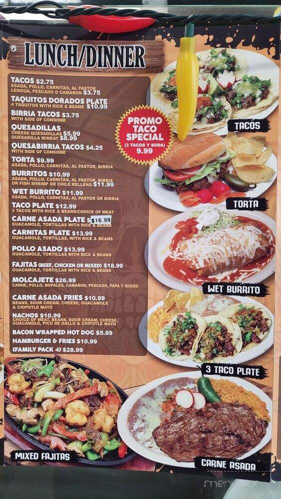 Tacos Downey Factory - Downey, CA menu_pic