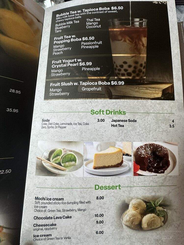 Mt Fuji Japanese Cuisine - Indianapolis, IN menu_pic