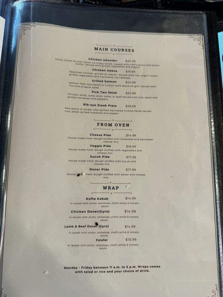 Chef's Table - Helotes, TX menu_pic