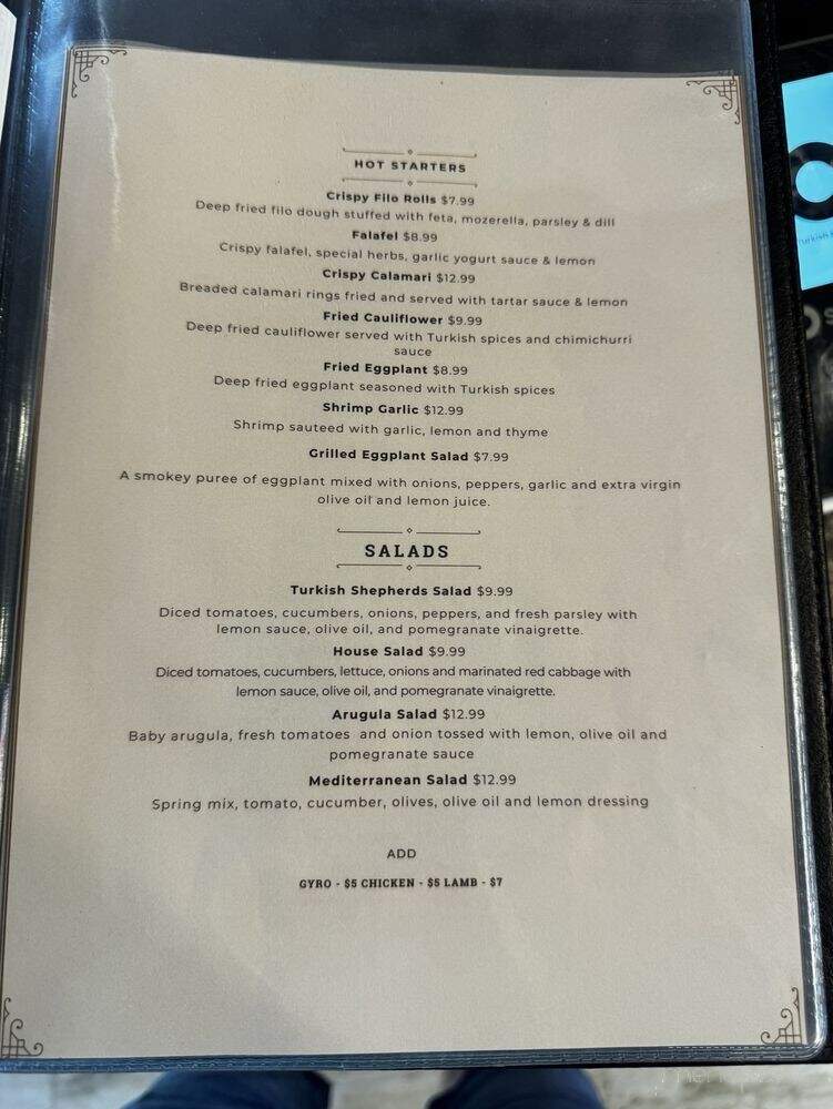 Chef's Table - Helotes, TX menu_pic