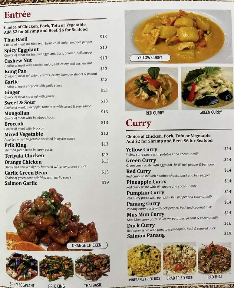 Real Thai Food - Hawaiian Gardens, CA menu_pic