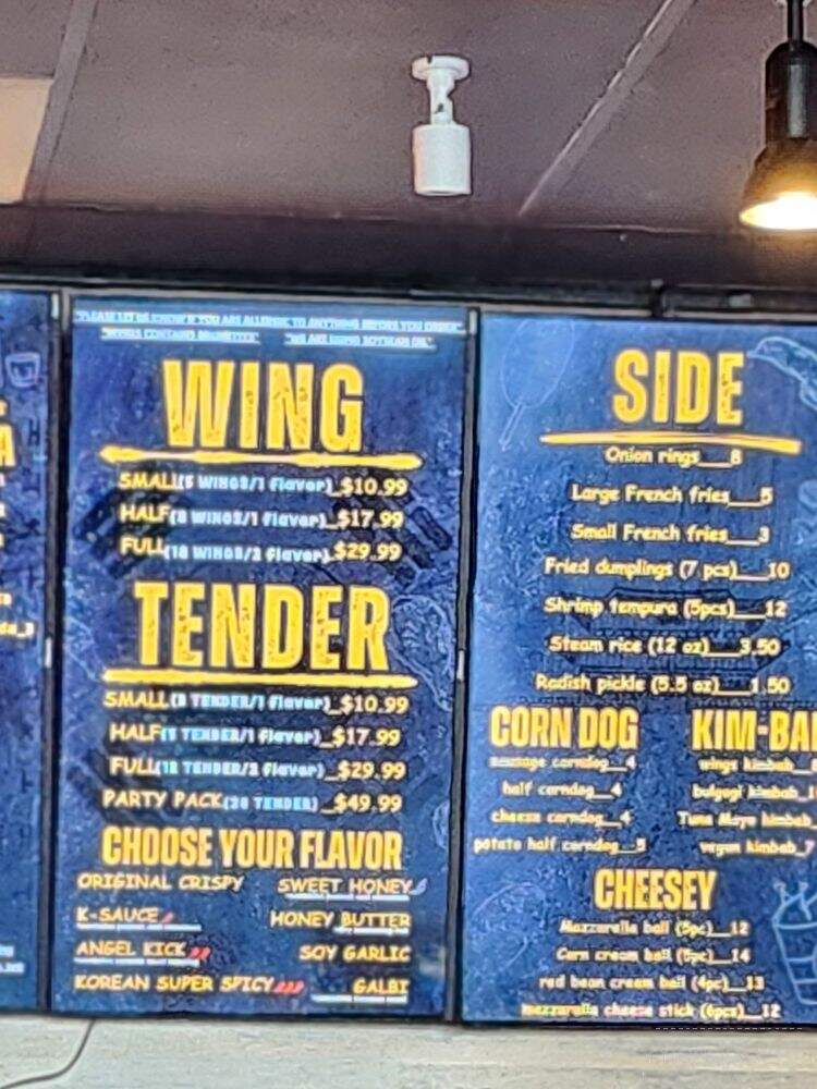 Wings Korean Chicken - Sparks, NV menu_pic