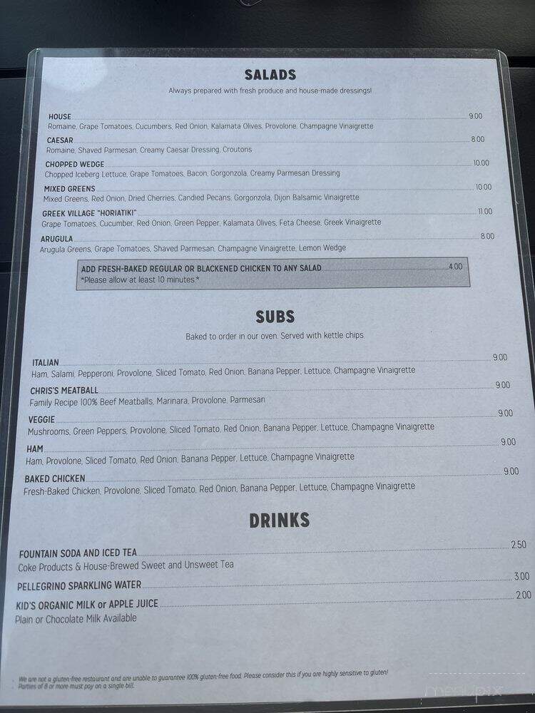 The Crust Pizza - Charlotte, NC menu_pic