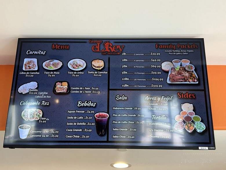 Carnitas El Rey - Ventura, CA menu_pic