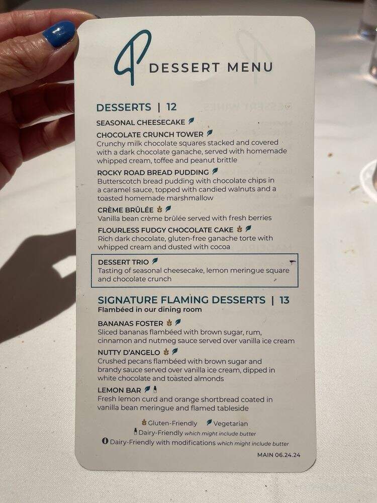 Perrys Steakhouse & Grille - Vernon Hills, IL menu_pic