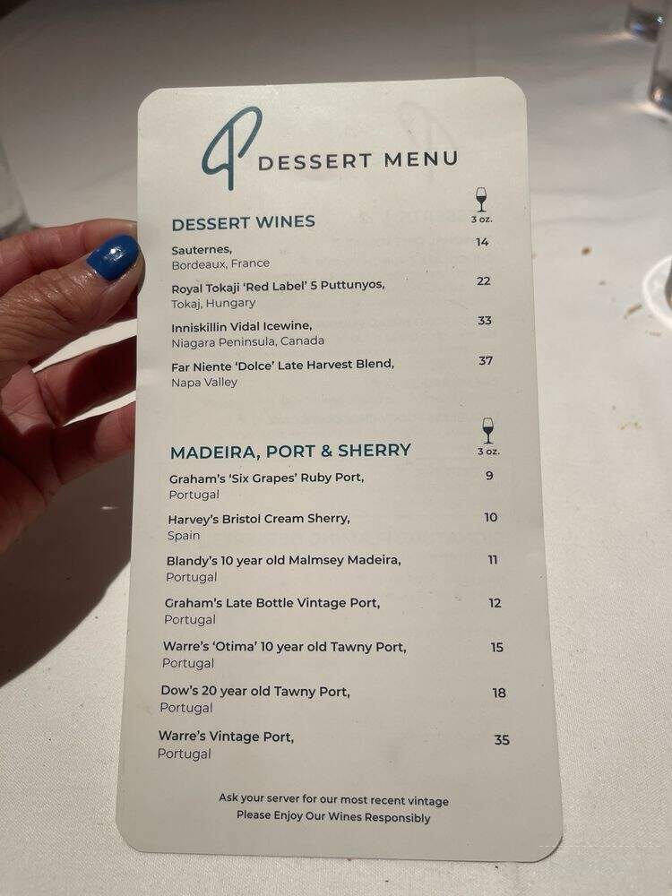 Perrys Steakhouse & Grille - Vernon Hills, IL menu_pic