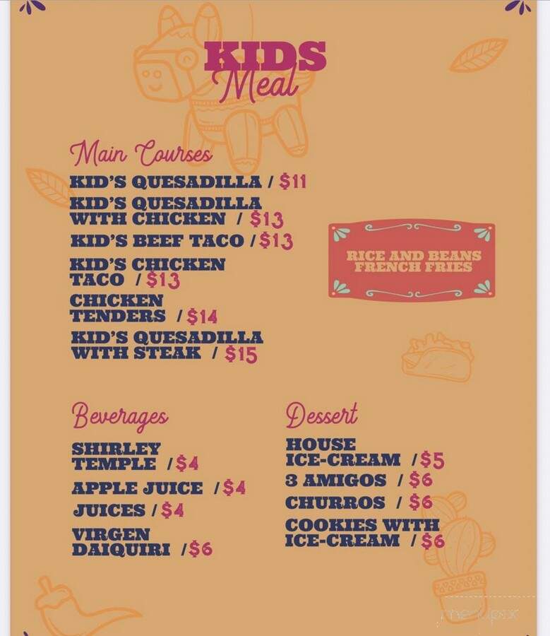 Casa Lu - Ridgefield, CT menu_pic