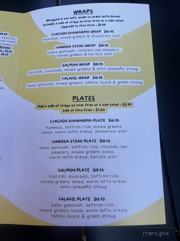 Limone Mediterranean - Torrance, CA menu_pic