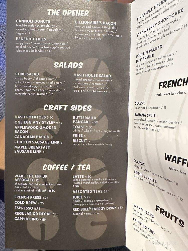 Hash Kitchen - Fort Worth, TX menu_pic