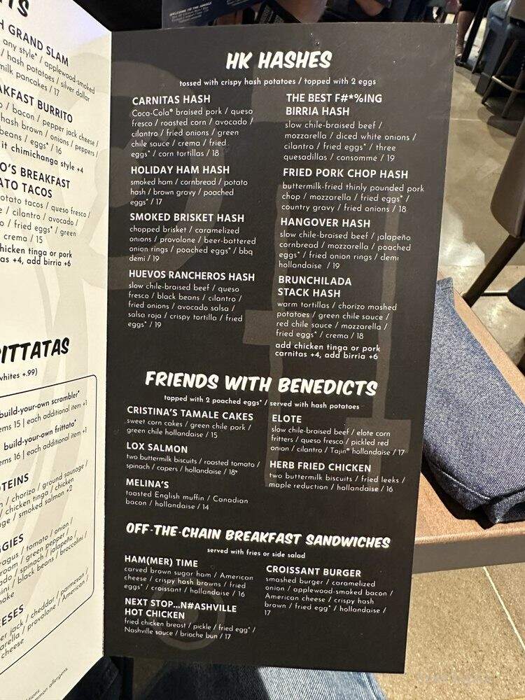 Hash Kitchen - Fort Worth, TX menu_pic