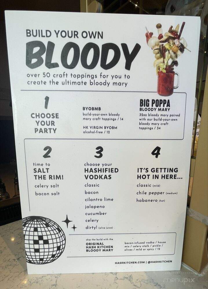Hash Kitchen - Fort Worth, TX menu_pic