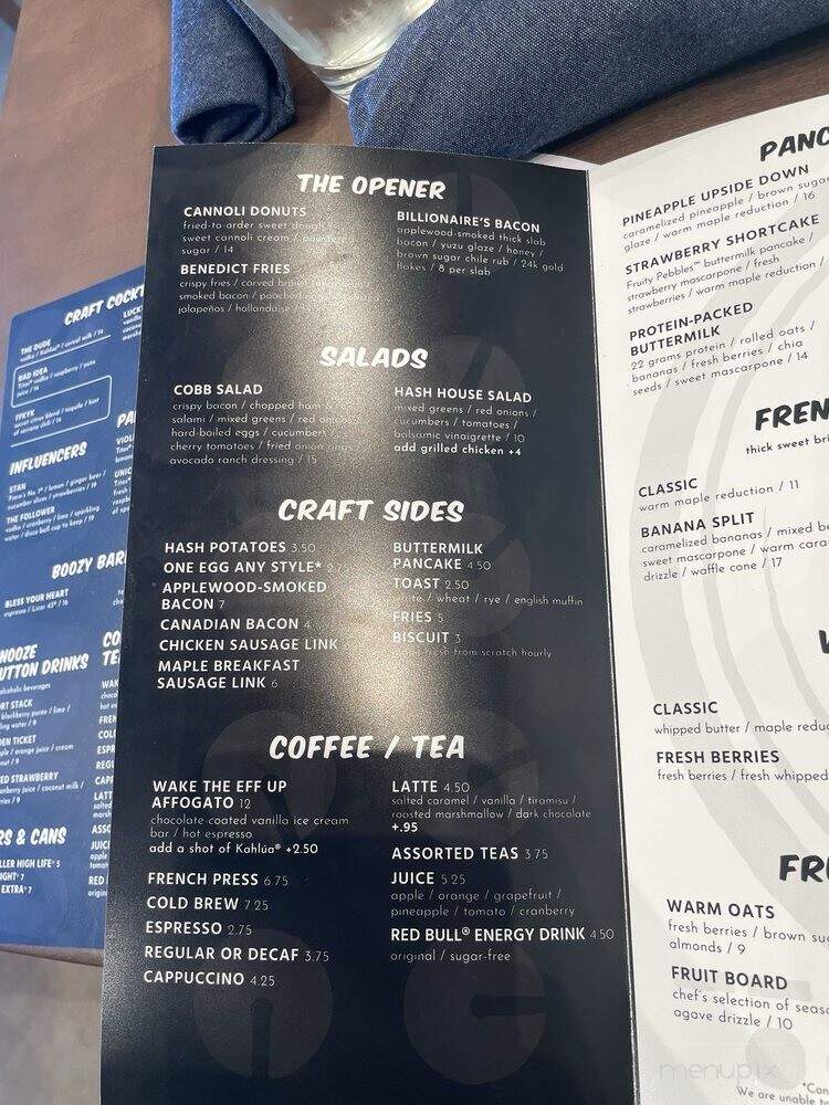 Hash Kitchen - Fort Worth, TX menu_pic