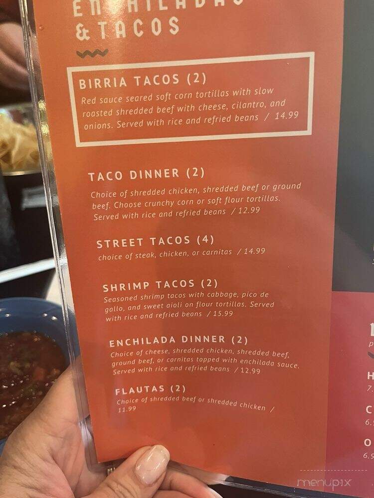 Dos Panchos Tequila Bar & Mexican Grill - Tulsa, OK menu_pic