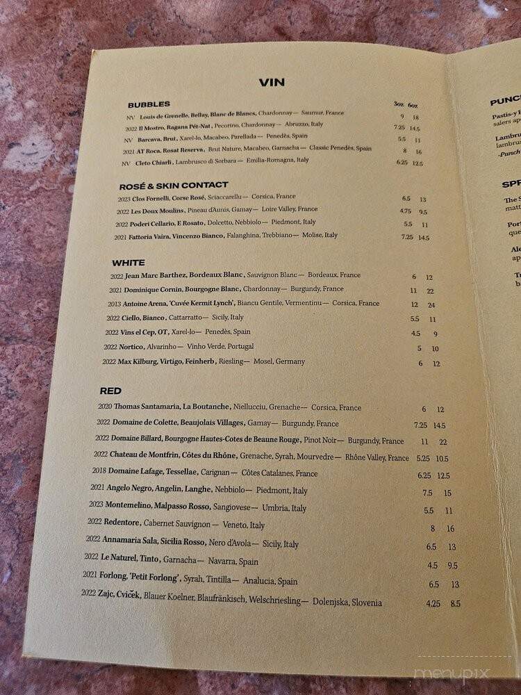 Corsica - Denver, CO menu_pic