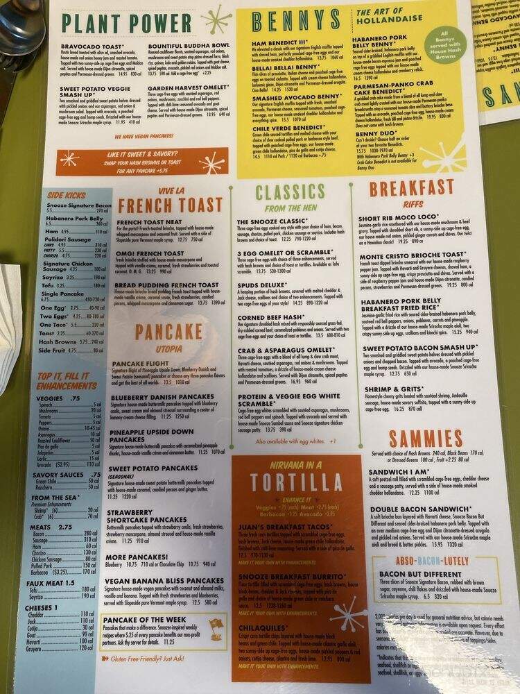 Snooze, an A.M. Eatery - Cedar Park, TX menu_pic