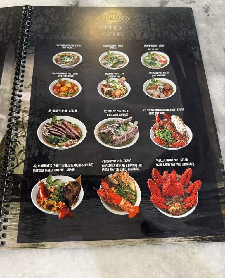 Pho Dynasty - Urban Honolulu, HI menu_pic