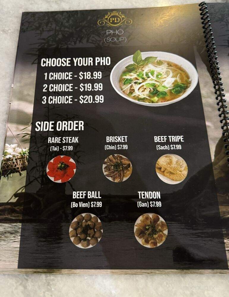 Pho Dynasty - Urban Honolulu, HI menu_pic
