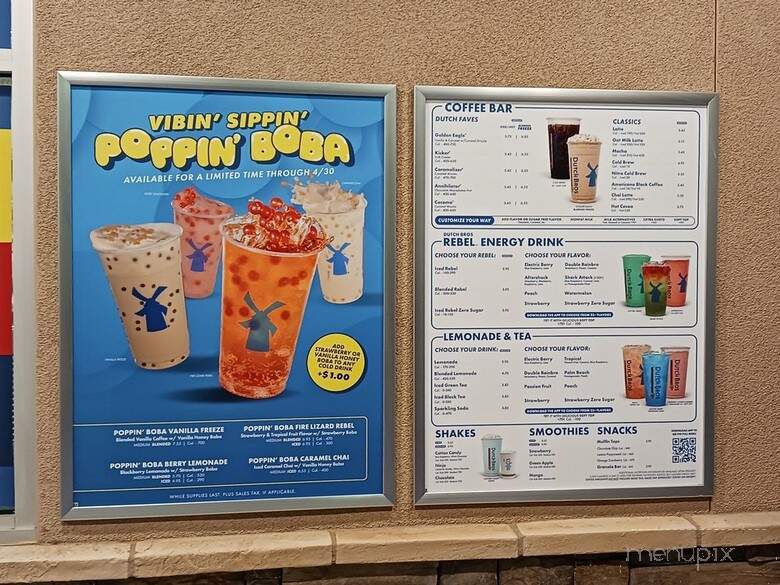 Dutch Bros Coffee - Upland, CA menu_pic