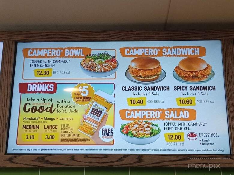 Pollo Campero - Ontario, CA menu_pic
