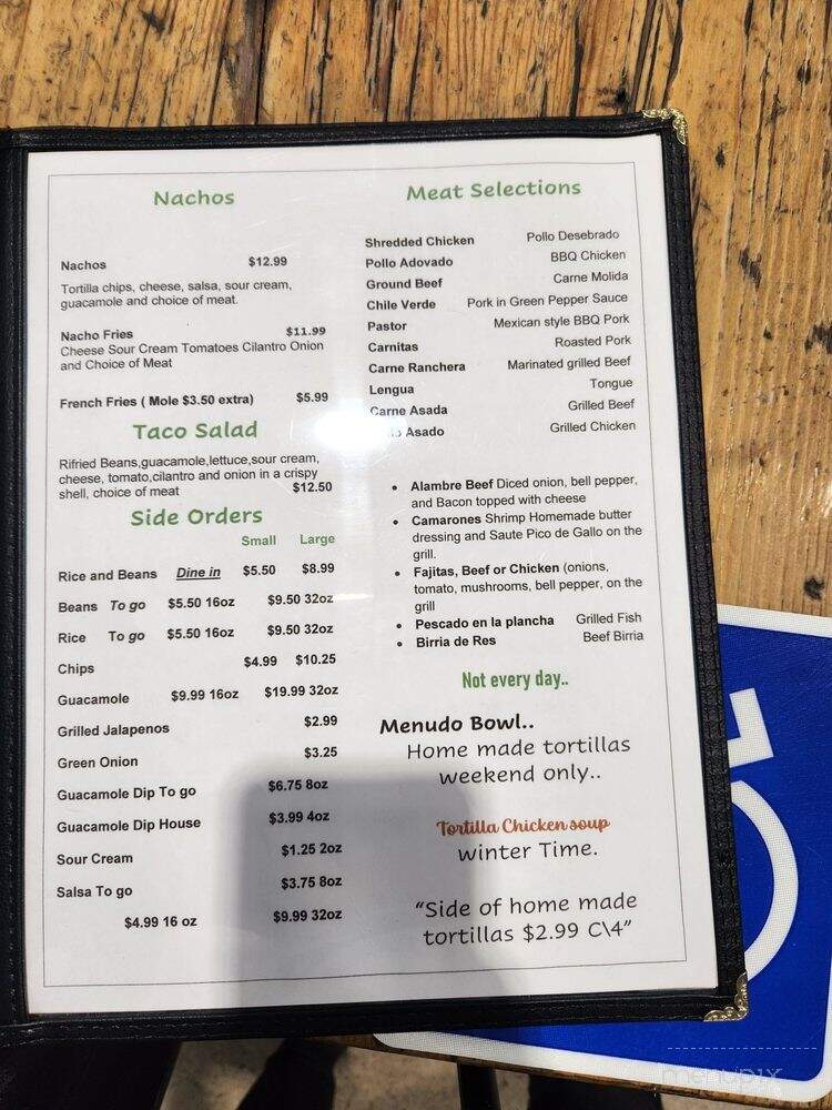 Dublin Taqueria - Dublin, CA menu_pic