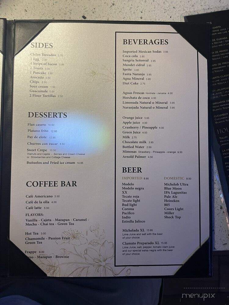 Santo Placer - San Diego, CA menu_pic
