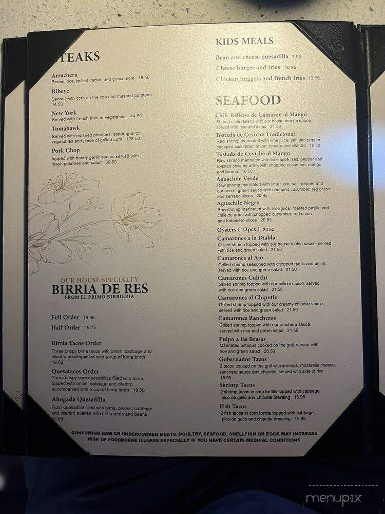 Santo Placer - San Diego, CA menu_pic
