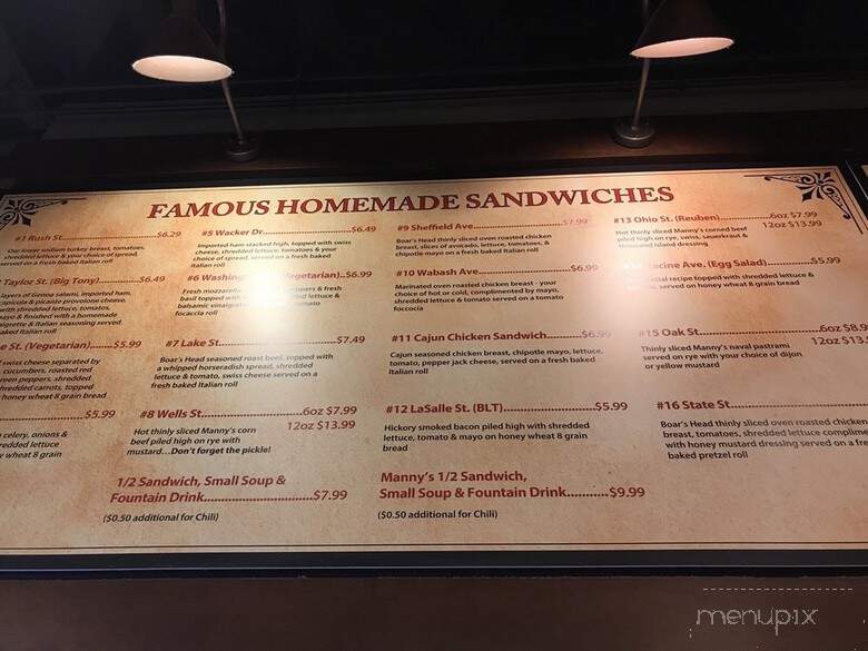 Halsted Street Deli - Chicago, IL menu_pic