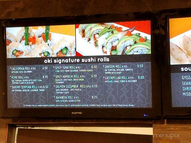 OKI Japan - Puyallup, WA menu_pic