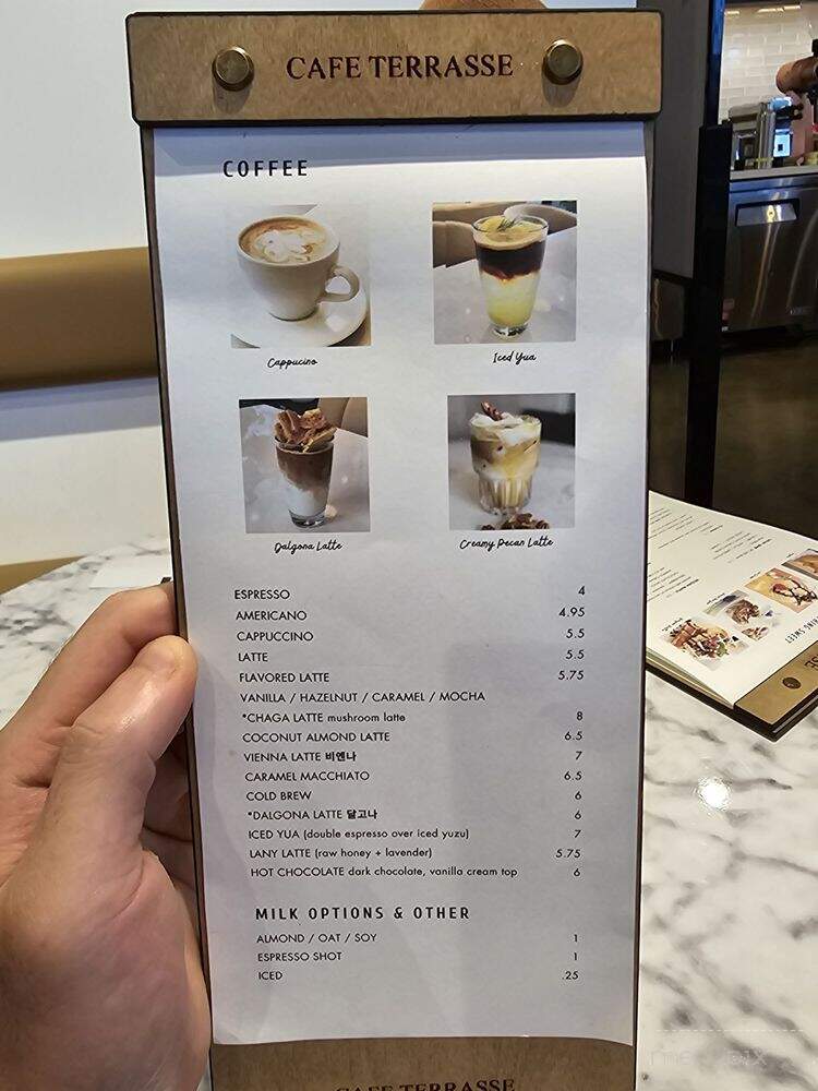 Cafe Terrasse - Los Angeles, CA menu_pic