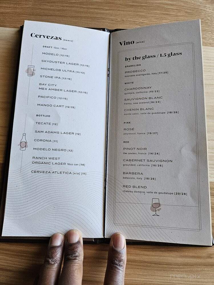 Paseo - Anaheim, CA menu_pic