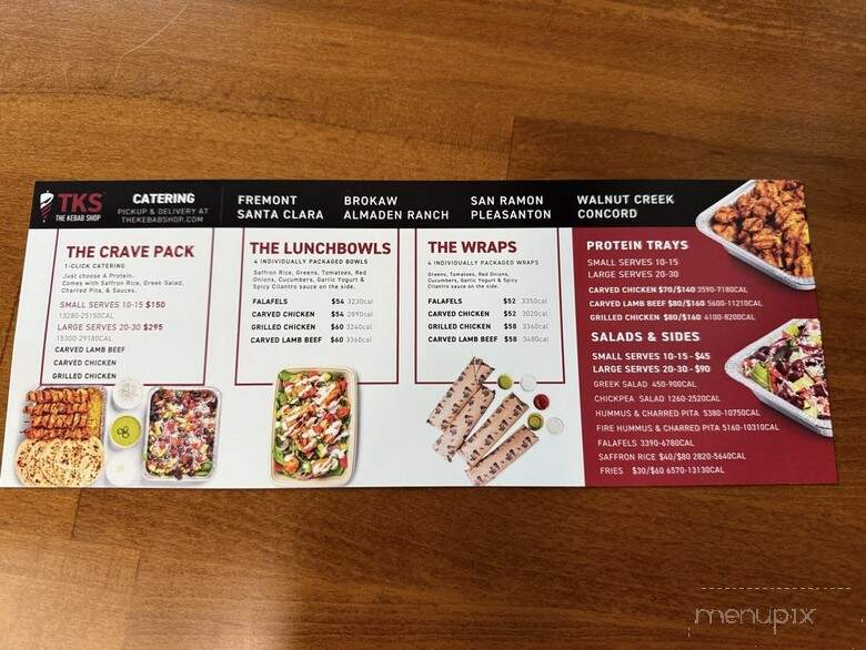 The Kebab Shop - Torrance, CA menu_pic