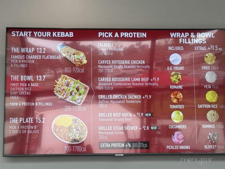 The Kebab Shop - Torrance, CA menu_pic