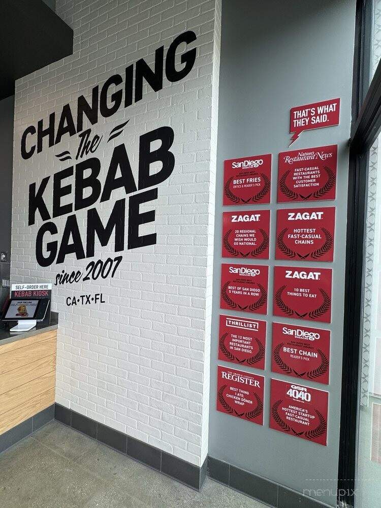 The Kebab Shop - Torrance, CA menu_pic