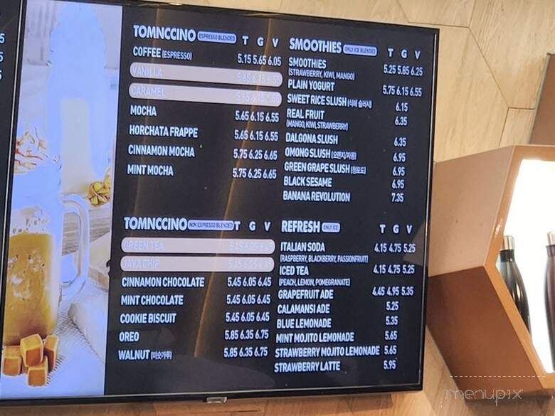 Tom N Toms Black - Los Angeles, CA menu_pic