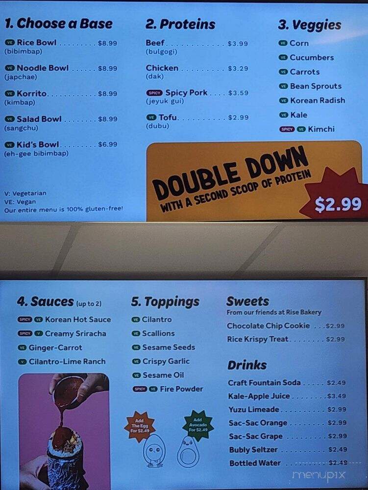 SeoulSpice - Washington, DC menu_pic