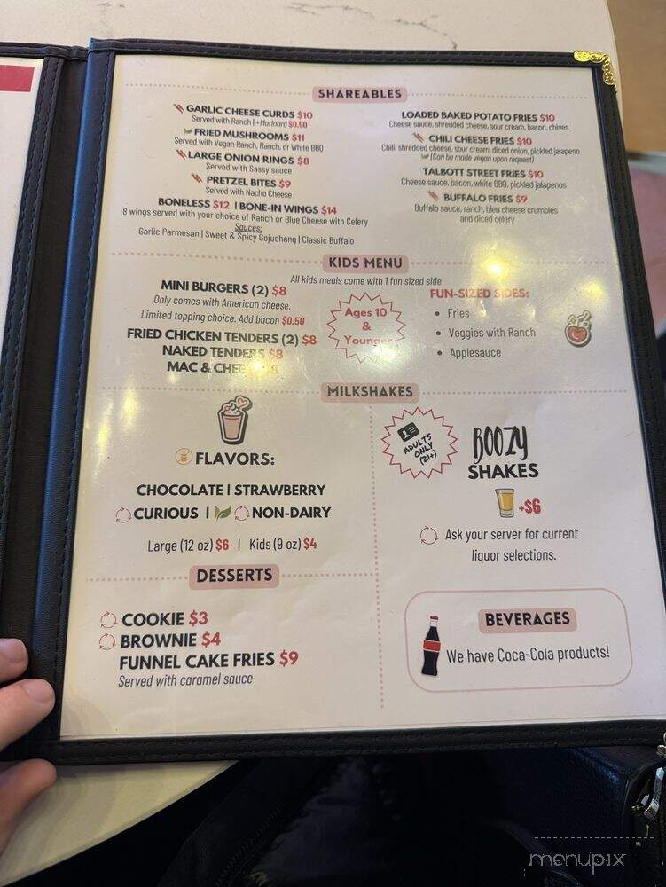 Baby's - Indianapolis, IN menu_pic