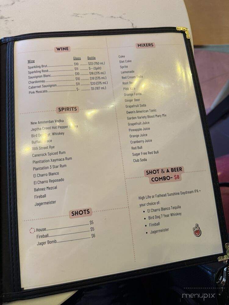 Baby's - Indianapolis, IN menu_pic