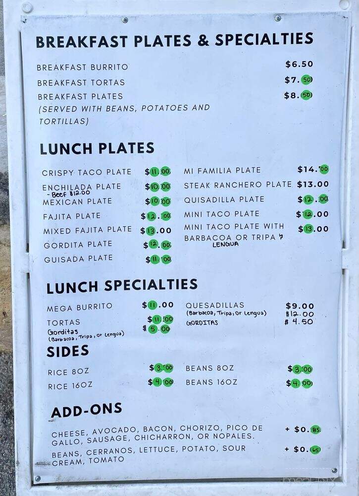 Mi Familia Taco Shop #3 - Canyon Lake, TX
