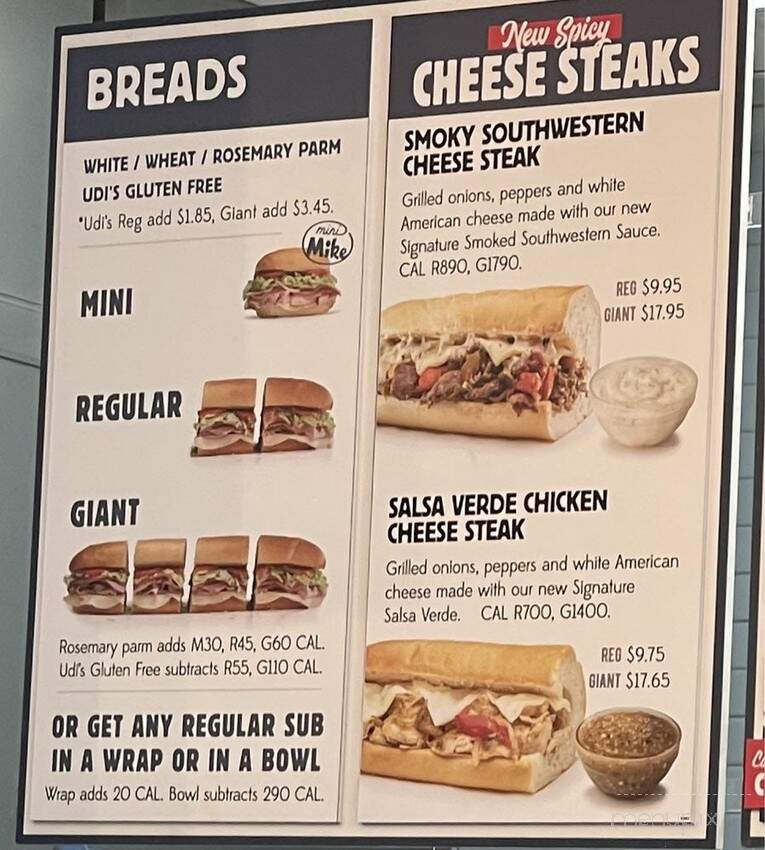 Jersey Mike's Subs - Columbia, MD menu_pic