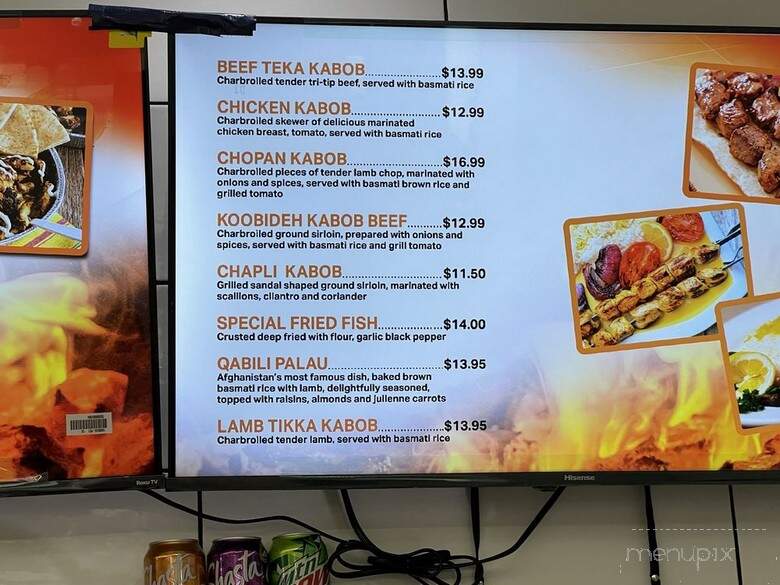 Kabul Express Kabob - Hayward, CA menu_pic