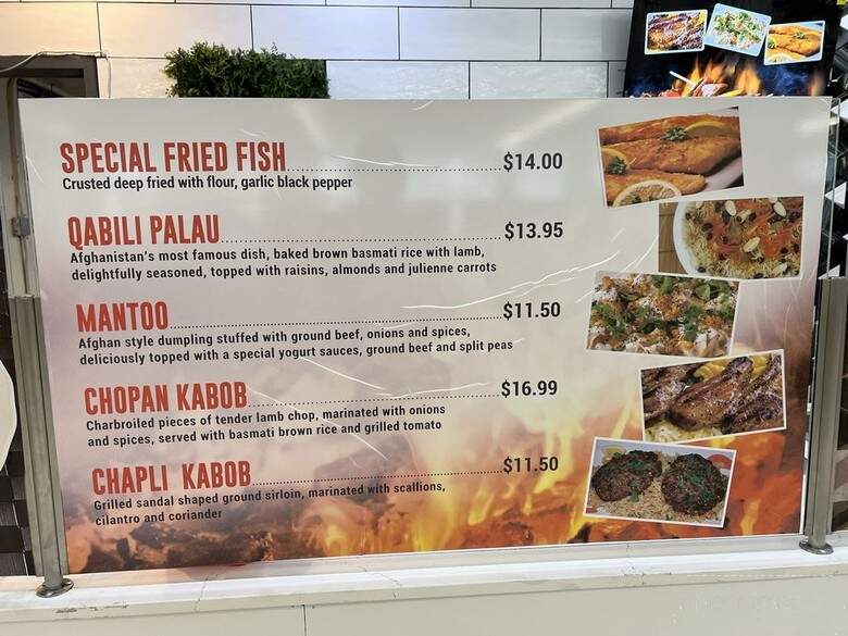 Kabul Express Kabob - Hayward, CA menu_pic