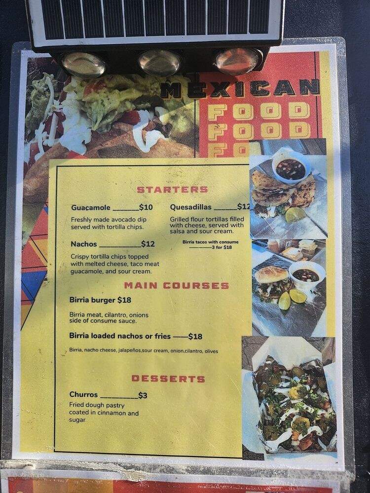 Magic Munchie Machine - Madras, OR menu_pic