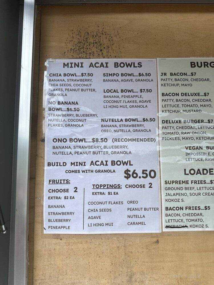 Kokoz - Hilo, HI menu_pic