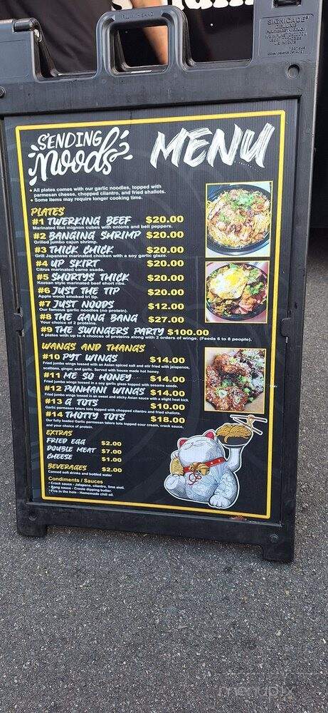 Sending Noods - Santa Ana, CA menu_pic
