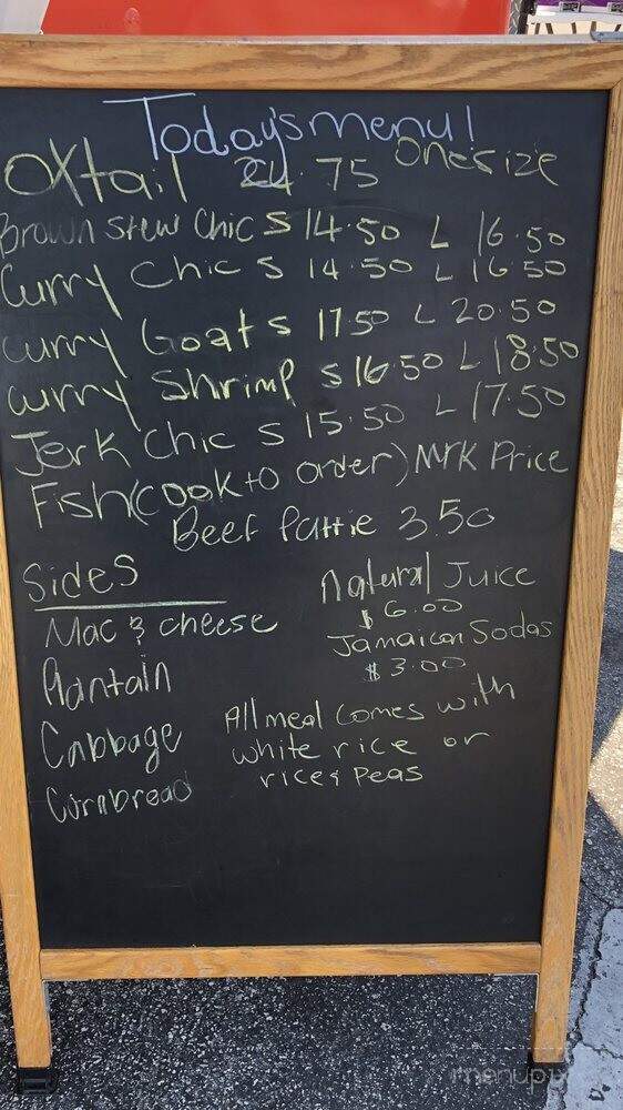Taste of Jamaica Caribbean Cuisine - Jacksonville, FL menu_pic