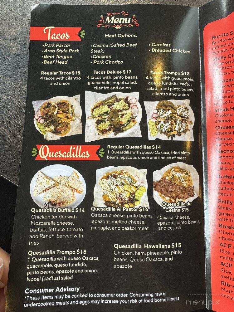 Taqueria Los Trompos - Lexington, NC menu_pic