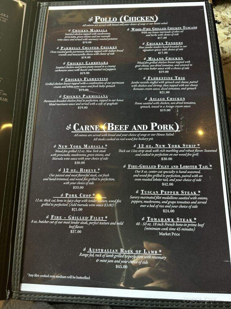 Moustos Pasta Grill - Union City, TN menu_pic