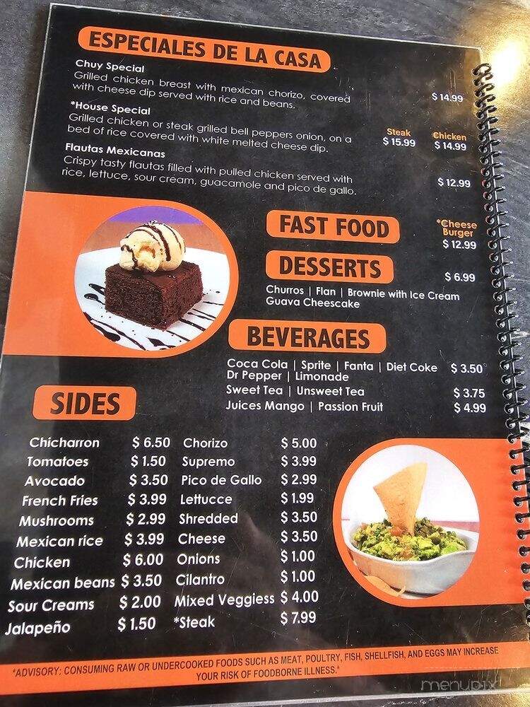 Los Compadres Restaurant - Cumming, GA menu_pic