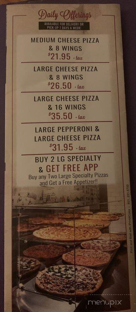 Antonio's Pizza by the Slice - Providence, RI menu_pic